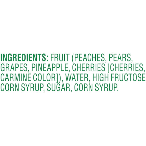 12 Pack, 15.25 oz DEL MONTE Fruit Cocktail in Heavy Syrup, Canned Fruit, Can