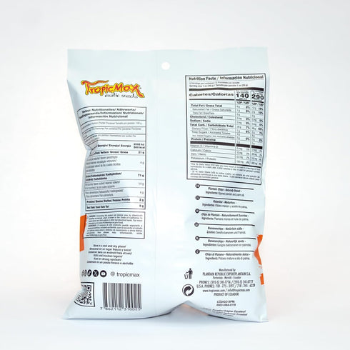 TropicMax Pack 24 2 oz of bag of Naturally sweet Plantain Chips