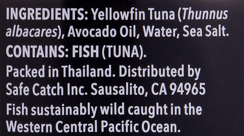 5 Safe Catch, Tuna In Avocado Oil, Ounce