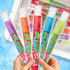 10 Count 1.5oz, Clear Italian Ice Freeze Pops, Freeze Pops Bulk Each is Great Dye Free Popsicles for Sharing, Snacking