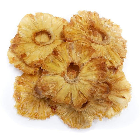 2 Food to Live Organic Dried Pineapple Rings, Pounds Non-GMO, Flavorful Chewy Fruit Snack, Vegan, Unsulfured, No Sugar