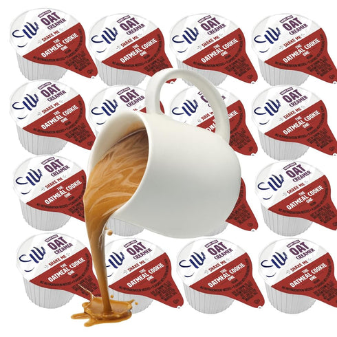Movelo Oat Creamer Cups Oatmeal Cookie Flavor, Dairy-Free Oat Milk Coffee Creamer, Plant-Based,