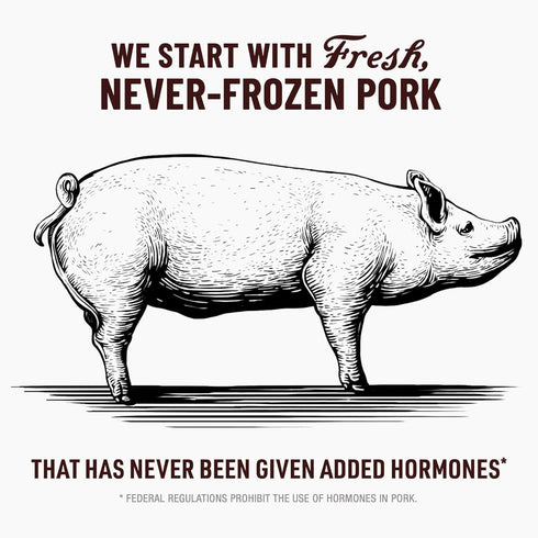 7g 2.5 oz. (Pack 7) Duke's Pork Original Smoked Shorty Sausages, Protein Per Serving, Snack Bags