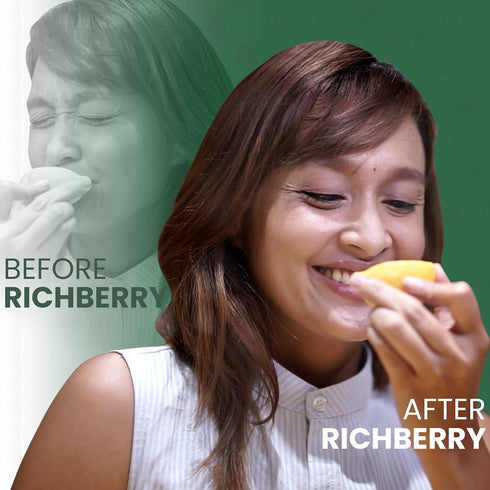 50-Halves, 100% Miracle Berry by richberry, Freeze Dried Premium Fruits, Real Fruit, No Preservatives, Naturally