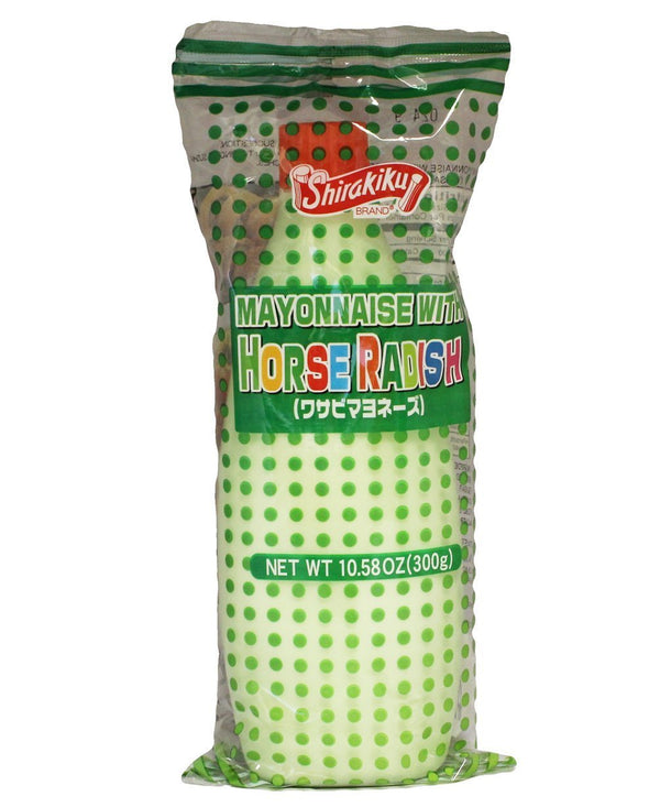 Shirakiku Mayonnaise with Horse Radish (Wasabi Mayonnaise) - 10.58 Oz. by
