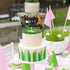 Golf Birthday Cake Topper, Happy Birthday Sign for Sport Themed Party Decorations, Black Glitter Décor