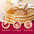 ProtiDIET Naturally Flavored Protein Pancake Mix, Low Fat, 7 Pancake Mix Packets Per Box
