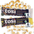 3s, 6G/8G 1 oz, 12-Pack Tosi Cashew Coconut and Dark Chocolate Peanut Protein Bars Combo, Plant Based with Nuts
