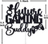 Ferburitar Future Gaming Buddy Cake Topper, Video Games Newborn Baby Announcement Sign for Boy and Girl, Baby