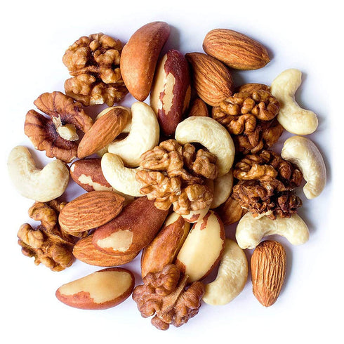 8 Food to Live - Mixed Raw Nuts, Ounces Cashews, Brazil Nuts, Walnuts, Almonds, Unsalted, Raw, Kosher, Vegan, Bulk