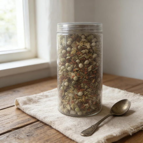 FFSJIAMCL Dehydrated Mixed Vegetables, Carrot, Broccoli, Onion Blend in Resealable Container