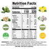 Earthy Krunchy Snacks Kale Chips - Cheezy Lemon Garlic Flavor - High Protein Snack - Crunchy Kale with No Sugar