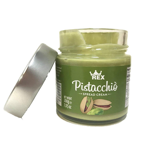7.05 (Pack 2) Sanniti Rex Italian Cream of Pistachio Nut Spread, Ounce