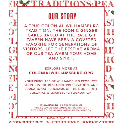 20 Harney & Sons Williamsburg Ginger Cake Blend | Black tea with cloves, cinnamon, and molasses, sachets
