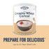 55 10 Creamy Wheat Cereal Can Emergency Food Supply, Servings, Year Shelf Life - Instant Breakfast Food and Healthy