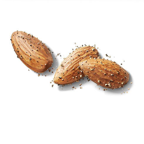8 (Pack 1) Blue Diamond Almonds, Premium Sea Salt and Black Pepper Flavored Snack Nuts Perfect Mix for Lunches