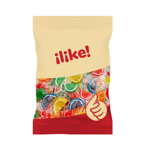 1.5 Pack Fruit Slices Jelly Candy | Pound | Assorted Flavors | Old Fashioned Candy for Buffets and Holiday Gifting |