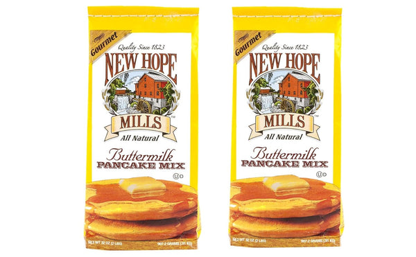 New Hope Mills Easy To Make Pancake Mix- Two 32 oz. Bags-