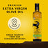 500 ML (17 oz) 1 Pack, (1) Terra Delyssa First Cold Pressed Extra Virgin Olive Oil, Single Sourced, fl. Dark Glass