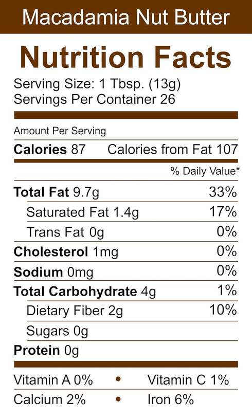 Field of Nuts 12 Oz Inc. Macadamia Nut Butter | Raw and Without Any Additives or Sugar | Made from Macadamia Nuts |