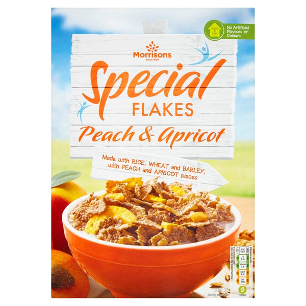 Morrisons Special Flakes Peach & Apricot 375g