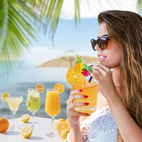 3-Pack LIME,9oz With10 1 Dehydrated ORANGE,LEMON & total,Premium Craft Cocktail Garnish Pcs Drink Umbrellas Picks