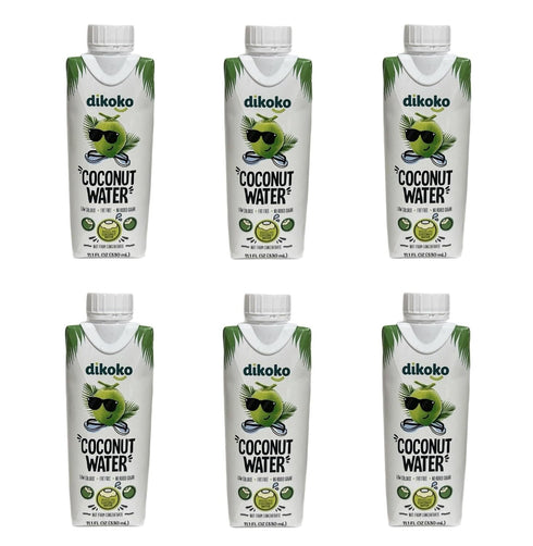 Generic Dikoko Coconut Water, Brazilian, Not from Concentrate, Low Calorie, Fat Free, No