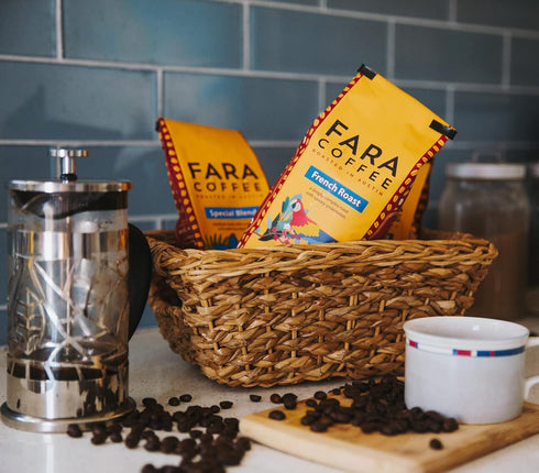 2.2 Lb) Fara Coffee, Whole Bean (Decaf (Medium/Dark)