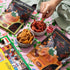 Pack 2 oz (2-Pack) Bangkok Bites Vegan Jerky Variety (Thai BBQ + Pad Thai), Real Ingredients, High-Protein, Low Fat