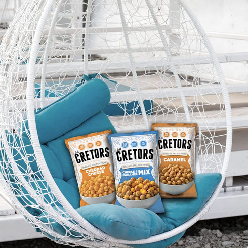 8 (Pack 12) G.H. Cretors Caramel Popcorn, Non GMO, Zero Trans Fat, Ounces