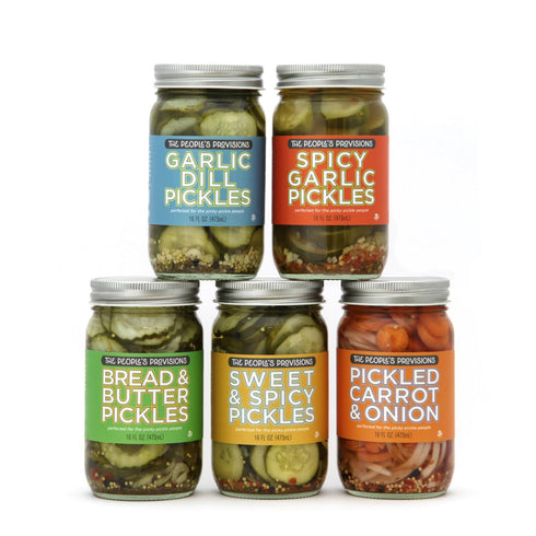 16oz (3-pack) The People's Provisions - Pickled Carrot & Onion - Taqueria Style Pickled Sliced Carrots and Onions