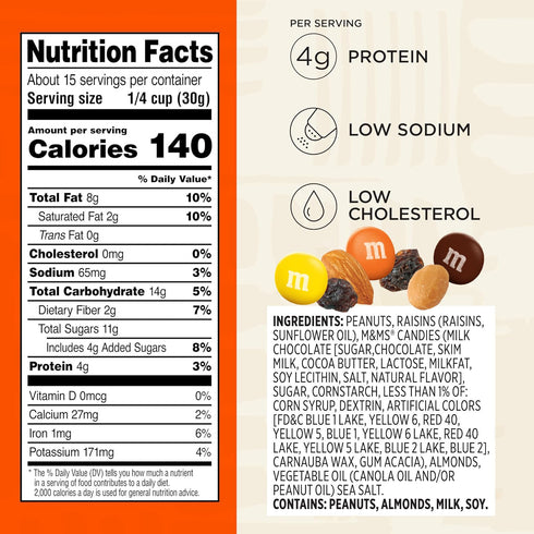2 oz 12 Pack Snak Club Energizer Trail Mix with Roasted Salted Peanuts, Raisins, Chocolatey Candies, Roasted Almonds