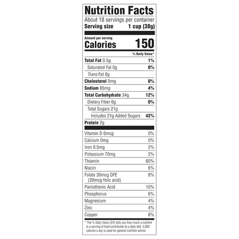 Golden Crisp 24 OZ Breakfast Cereal, Sweetened Puffed Wheat Cereal, Box