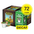 72 100% Cafe Don Pedro Decaf Premium Low Acid Coffee Pods For Keurig K-cup - Enjoy Tasty Coffee For Sensitive Stomach