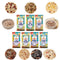 xapuo Multigrain Congee Variety Pack 7 Flavors, 60g Each Instant Breakfast Porridge, Mixed