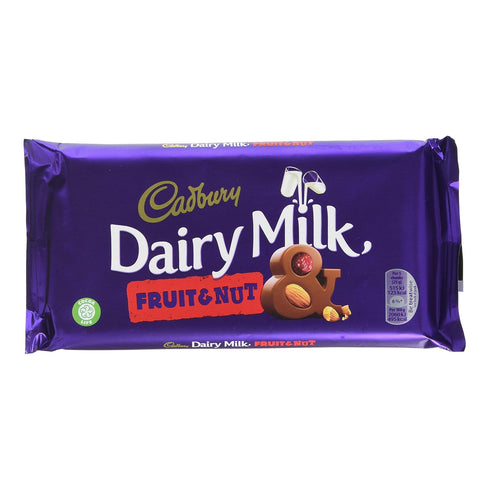 Cadbury 180G Dairy Milk Fruit & Nut