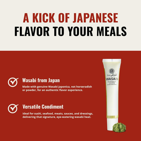 Muso from Japan - Real Wasabi, Authentic Flavor, Vegan and Gluten-Free - 1.52 Ounce