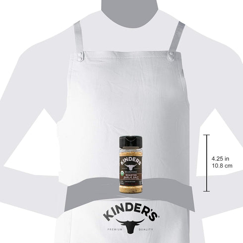 4 oz Kinder's Organic Smoky Garlic & Sea Salt, Premium Quality Seasoning, MSG Free and USDA Certified Organic