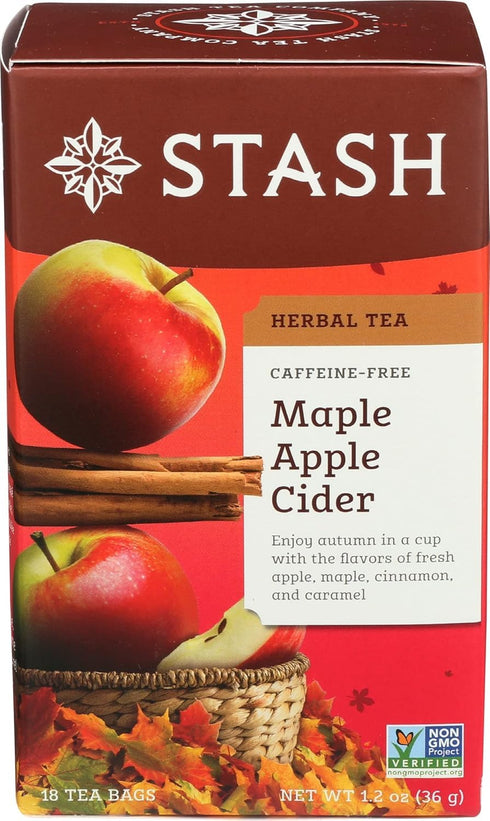 STASH TEA Maple Apple Cider Tea Bag, 18 CT