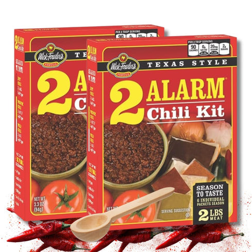 2 Alarm Chili Kit In A Box Tex Mex Powder Seasoning Mix