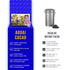 100% 8 3g AODAI COCOA Pure Cacao Pods, x Sugar Free Organic Unsweetened Freeze-Dried Cacao Powder, Rich Dark Chocolate