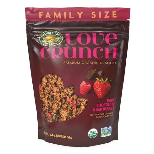 Love Crunch Organic Dark Chocolate & Red Berries Granola, 26.4 oz (Pack