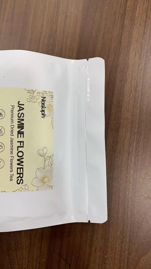 3.88Oz/110g NASLAPH Dried Jasmine Flowers, Jasmine Flowers, Jasmine Buds Loose Leaf with Fresh, Sweet Taste