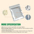 Sausage-10M/32ft, 36-38mm Edible Natural Hog Sausage Casing, Grade A Pre-Tubed Sausage Casings for Home Sausage