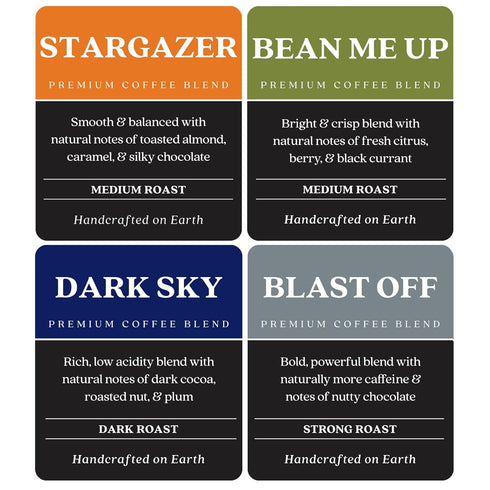 Pack, 80 Count Copper Moon Single Serve Coffee Pods for Keurig K-Cup Brewers, Light, Medium & Dark Roast, Discovery