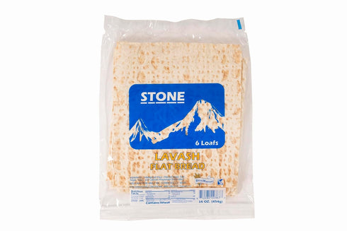 Breadmasters ARA-Z 4 Packs 6 (24 Stone Lavash Flat Bread of Total) No Cholesterol, Fat Free, Vegan, Kosher