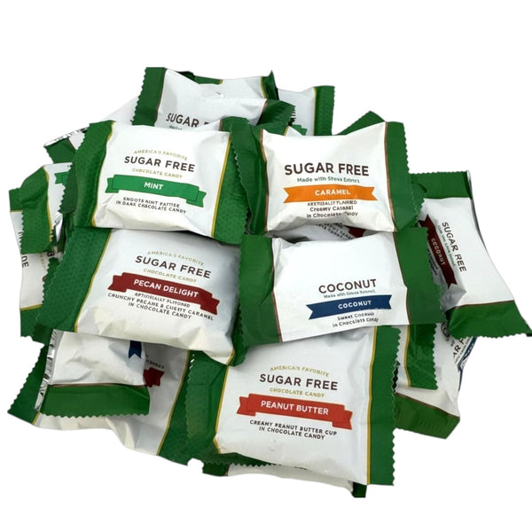 Sugar Free Gourmet Chocolates Assorted Bulk-1 lb Deliciously Crafted for a Guilt-Free