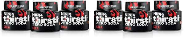 Ninja Thirsti Flavored Water Drops, 0 SODA Cola, Classic Soda Flavors, Sparkling