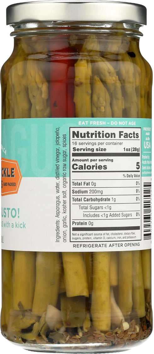 16 PACIFIC PICKLE WORKS Asparagusto Spicy Pickled Asparagus, FZ
