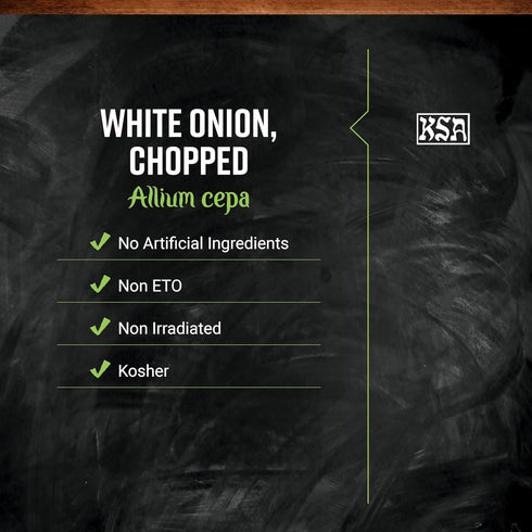 1 lb. Frontier Co-op Onion, White Chopped, Kosher | Bulk Bag | Allium cepa